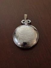 Beautiful Vintage Hand Wind Endura Ladies Pendant Watch Working 