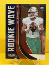 Tua Tagovailoa Rookie Wave 2020 Panini Playoff Rookie Card #RW-3 Miami Dolphins