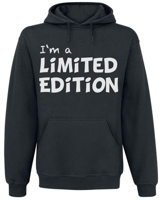 Sprüche Kapuzenpullover Herren Limited Edition schwarz