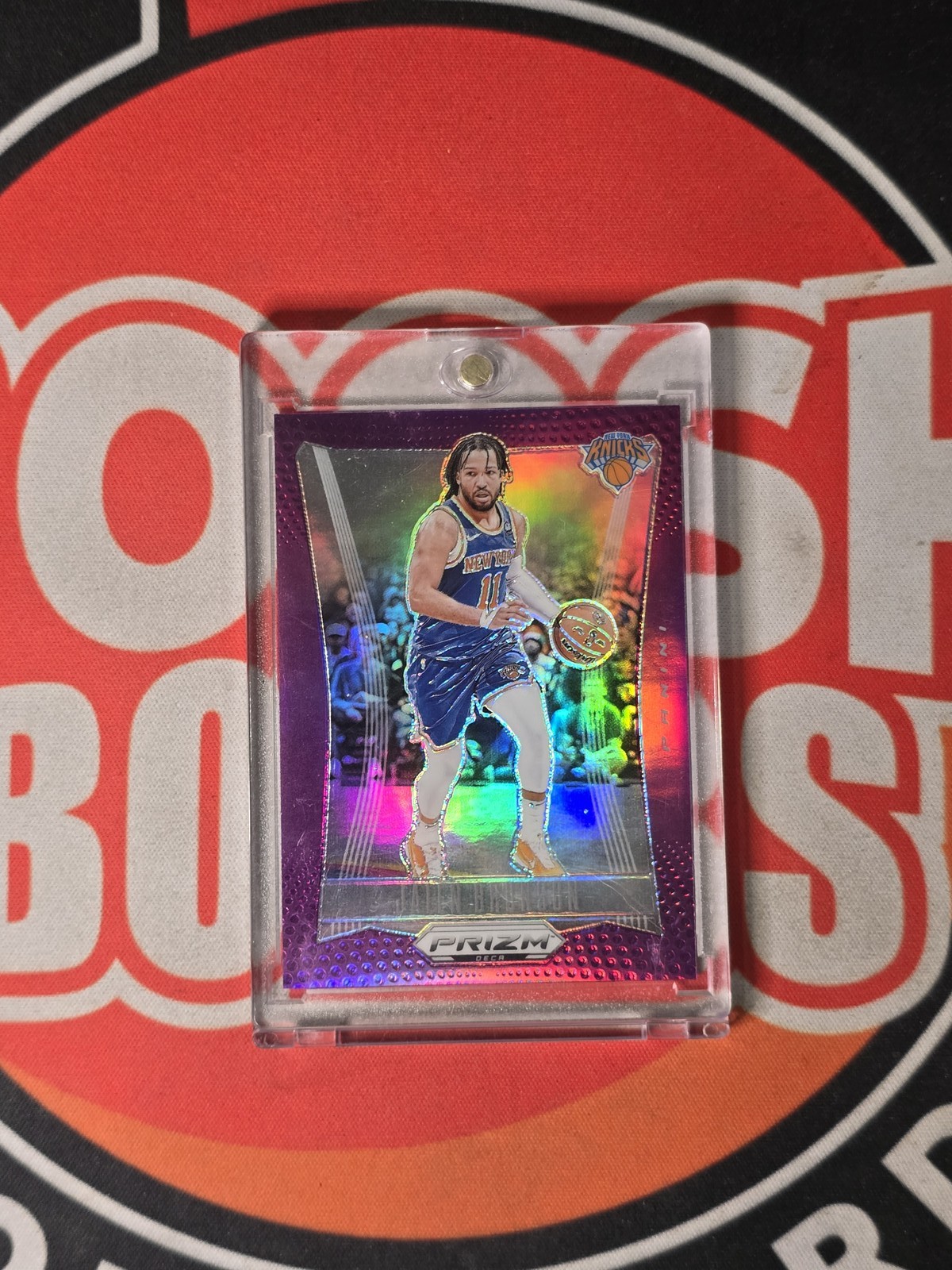 2023-24 Jalen Brunson Panini Prizm Deca #107 Purple /99 New York Knicks