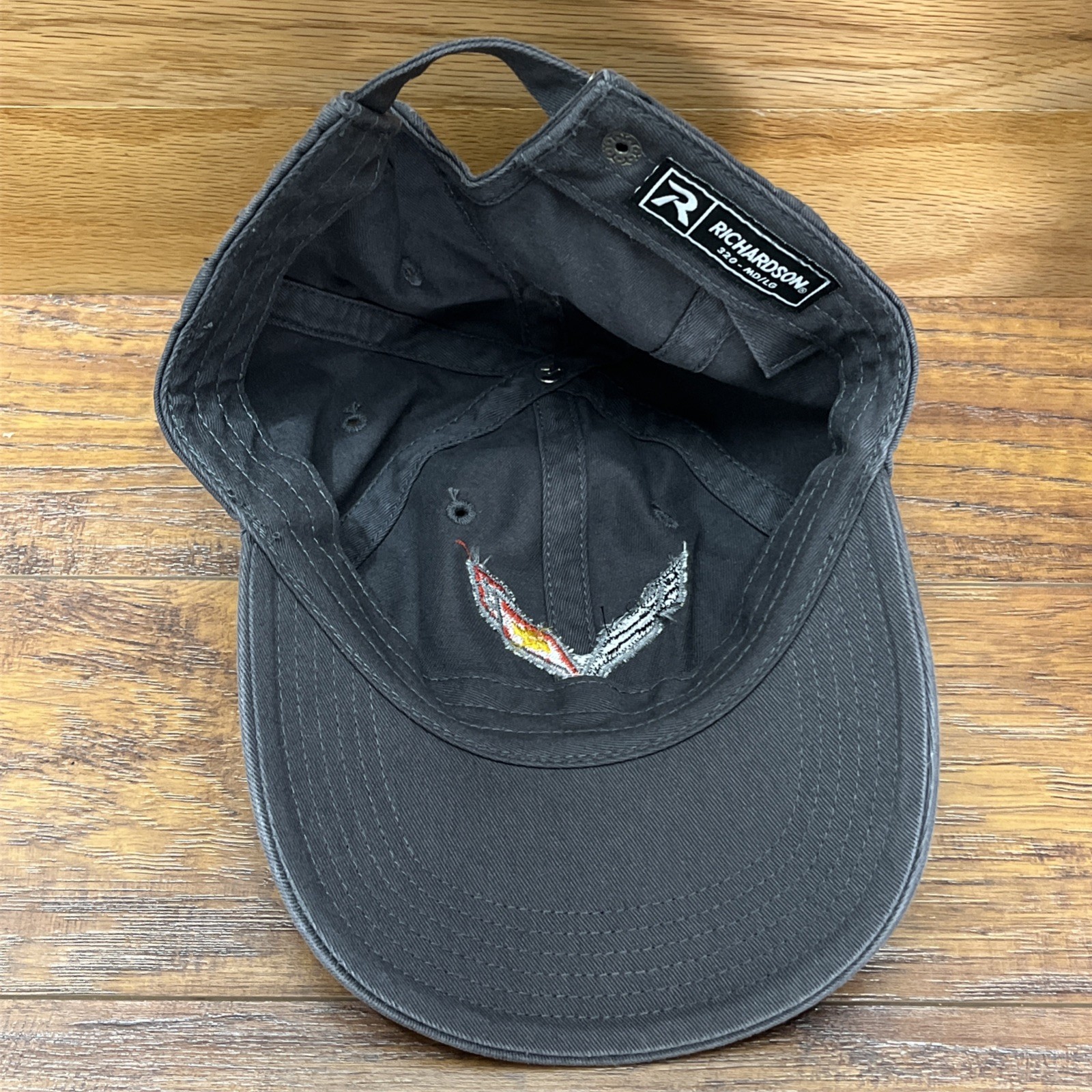 Corvette Hat Black Adjustable Strapback Embroider… - image 8