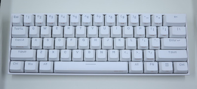 Anne Pro 2 RGB 60% Mechanical Keyboard Wired/Bluetooth, Brown Switch - White