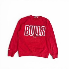 vintage mitchell ness chicago bulls crewneck sweatshirt
