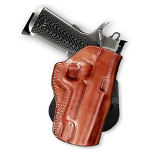 Masc Premium Leather Owb Paddle Holster Open Top Fits Colt-Type 1911 9Mm