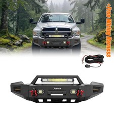 Front Bumper Kit For 2003-2005 Dodge Ram 2500 3500 With Winch Plate Led Lights Front Bumper Kit For 2003-2005 Dodge Ram 2500 3500 With Winch Plate Led Lights