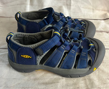 Keen Big Kids Size 4 Newport H2 Sandals Blue Depths Gargoyle 1009962 Hiking