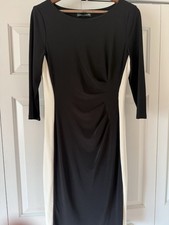 This Is A Lauren Ralph Lauren Dress,long Sleeves In Black And White Sz.8