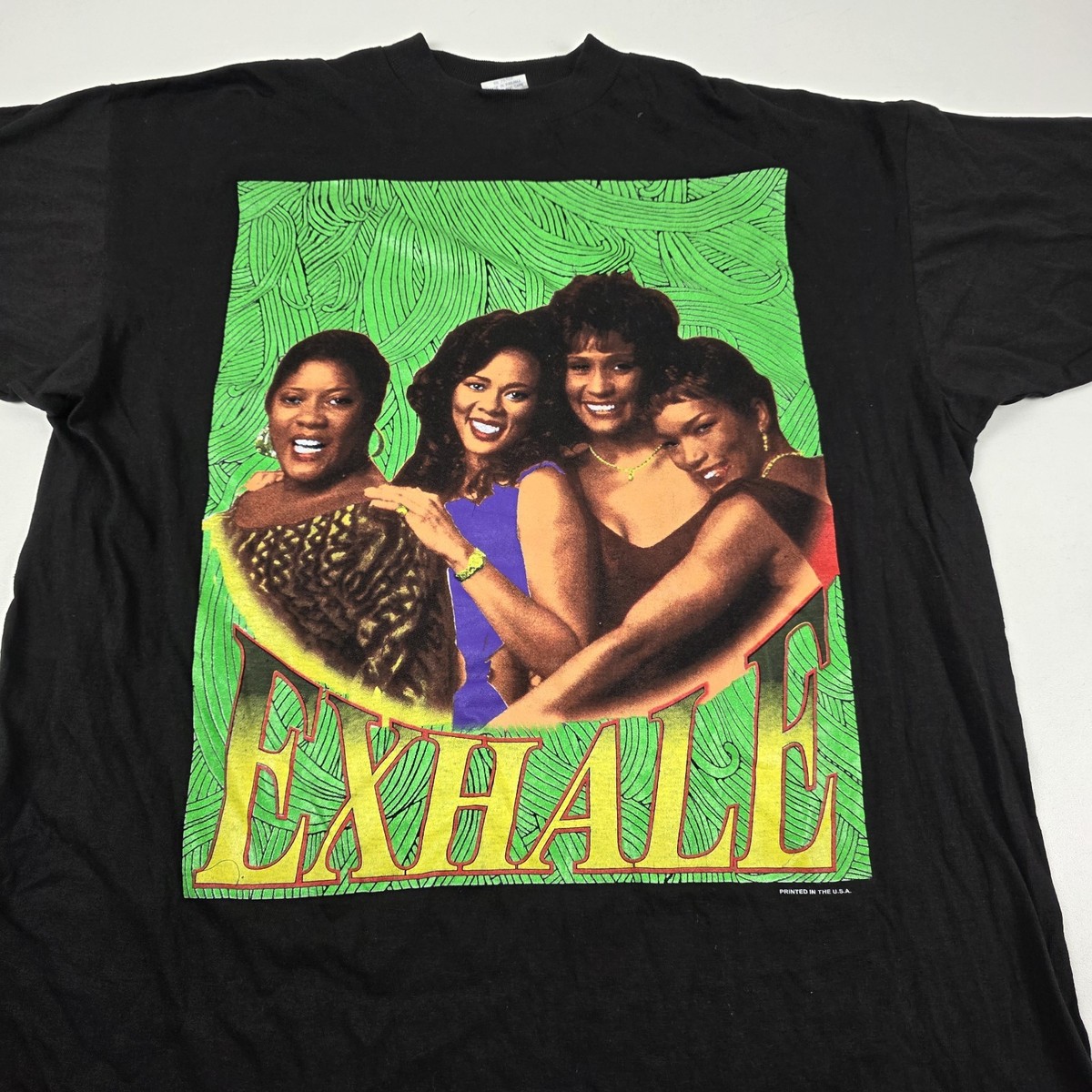 ビンテージ90s GEISHA GIRLS Tシャツ 古着　RAP TEE Vintage 90s Waiting To Exhale Rap Tee Shirt XXL Rare Movie Rap Hip