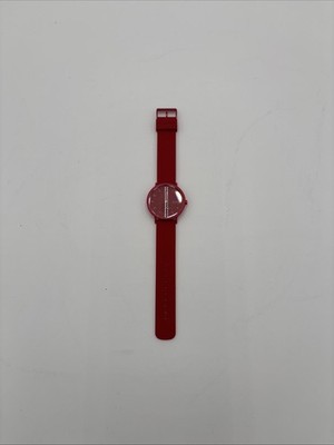 Skagen Aaren Kulor Red Silicone Quartz Watch SKW6512 Sub-Second Dial, Parts!!!