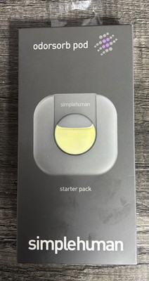 SimpleHuman Odorsorb Pod Starter Pack 1 Holder + 2 Pods Odor Neutralizer NEW