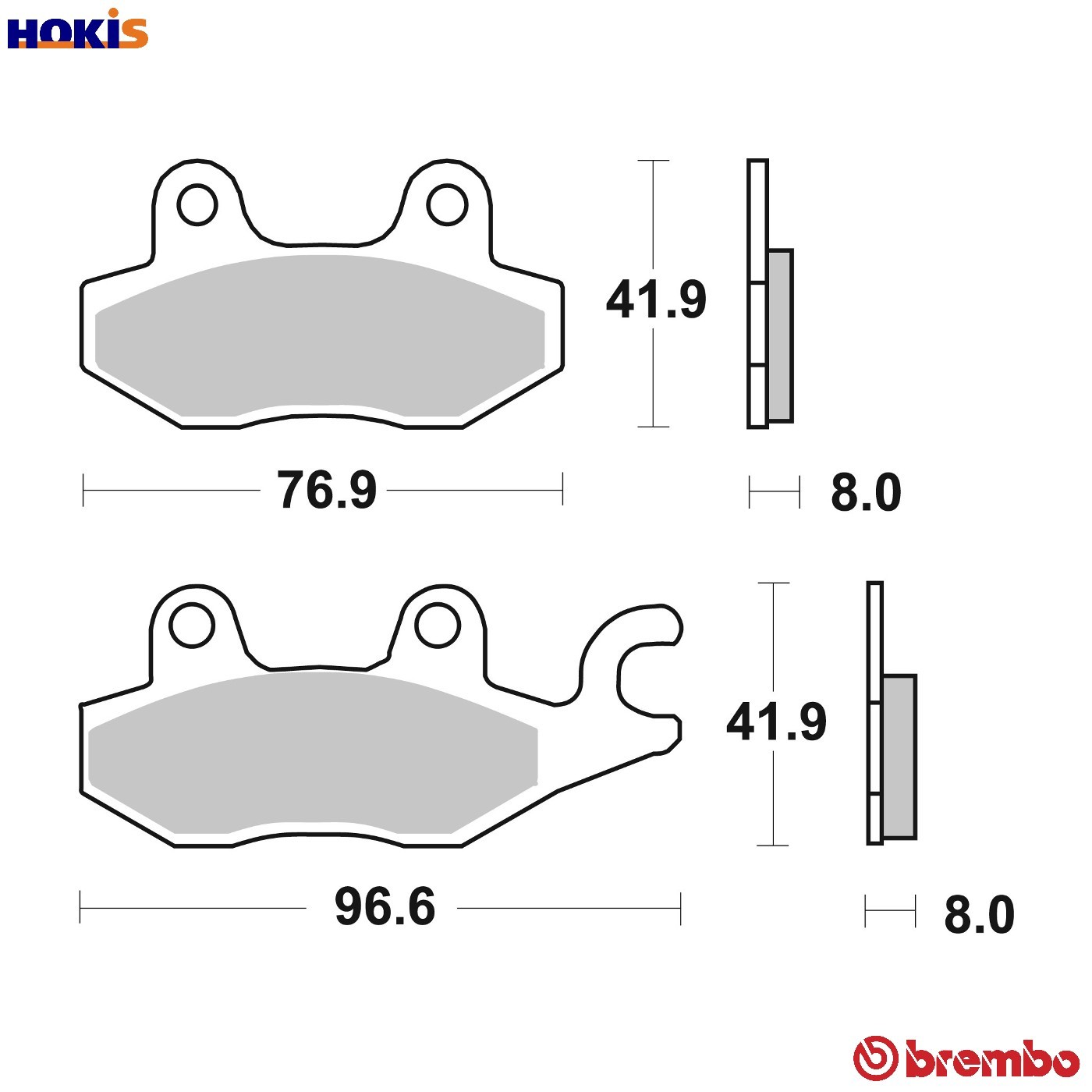 BRAKE PAD SET DISC BRAKE 07YA22LA - Image 3