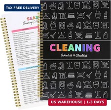 ADHD Cleaning Planner, Cleaning Schedule and Checklist Organizer, Daily Weekly M