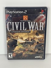 Civil War A Nation Divided Playstation 2 PS2 Complete In Box With Manual CIB