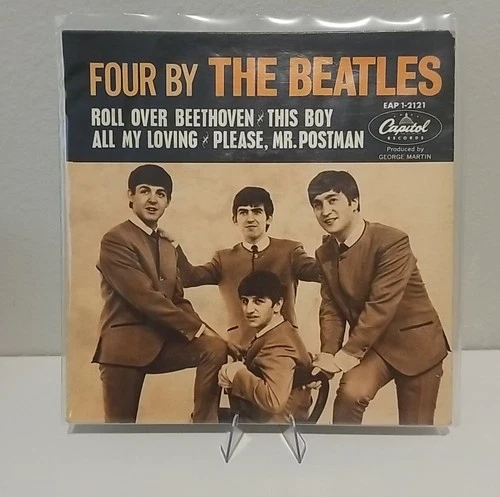 The Beatles Vinyl Vintage 45 Record - Four By The Beatles EAP 1-2121