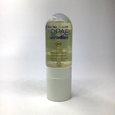 Kopari Paradiso Sun Juice Body Mist Sunscreen SPF 30 COCONUT CREAM - 2 oz- 10/27