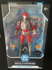 McFARLANE DC MULTIVERSE ROCKET RED BRIGADE PLATINUM LABEL 7  FIGURE NEW SEALED