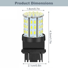 3157 3057 3457 Led Bulbs 6000k White 4pcs 64smd Brake Tail Light Set