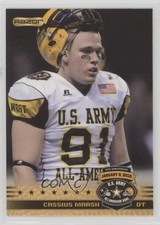 2010 Razor US Army All-American Bowl Cassius Marsh #81 e6j