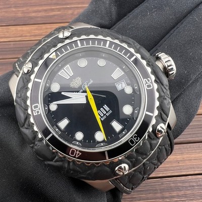 Glam Rock Uhr Ref: 20003 Stahl 50mm Jumbo Quartz WR 100m