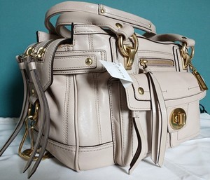 Coach Hamptons Lindsay Tote Leather Brn Coach hamptons leather large -