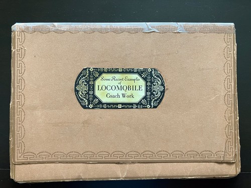 Early 1900’s Locomobile Folder Of 30 Custom Made Locomobiles With Owners Names