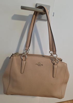 Coach Small Christie Carryall Crossgrain Leather F57520 Blush Pink