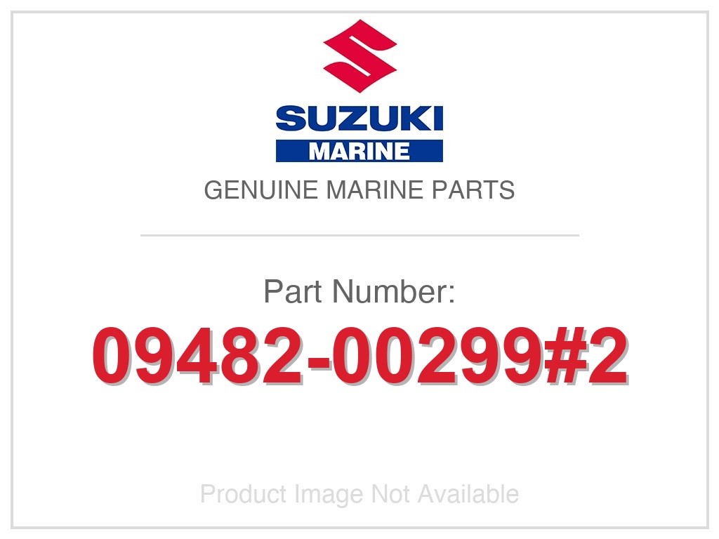Suzuki outboard motor DF70 spark plug BPR6ES part number 09482-00299