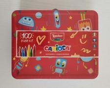 Carioca Loacker Valigetta metallo 100 Pennarelli + Album Da Colorare 