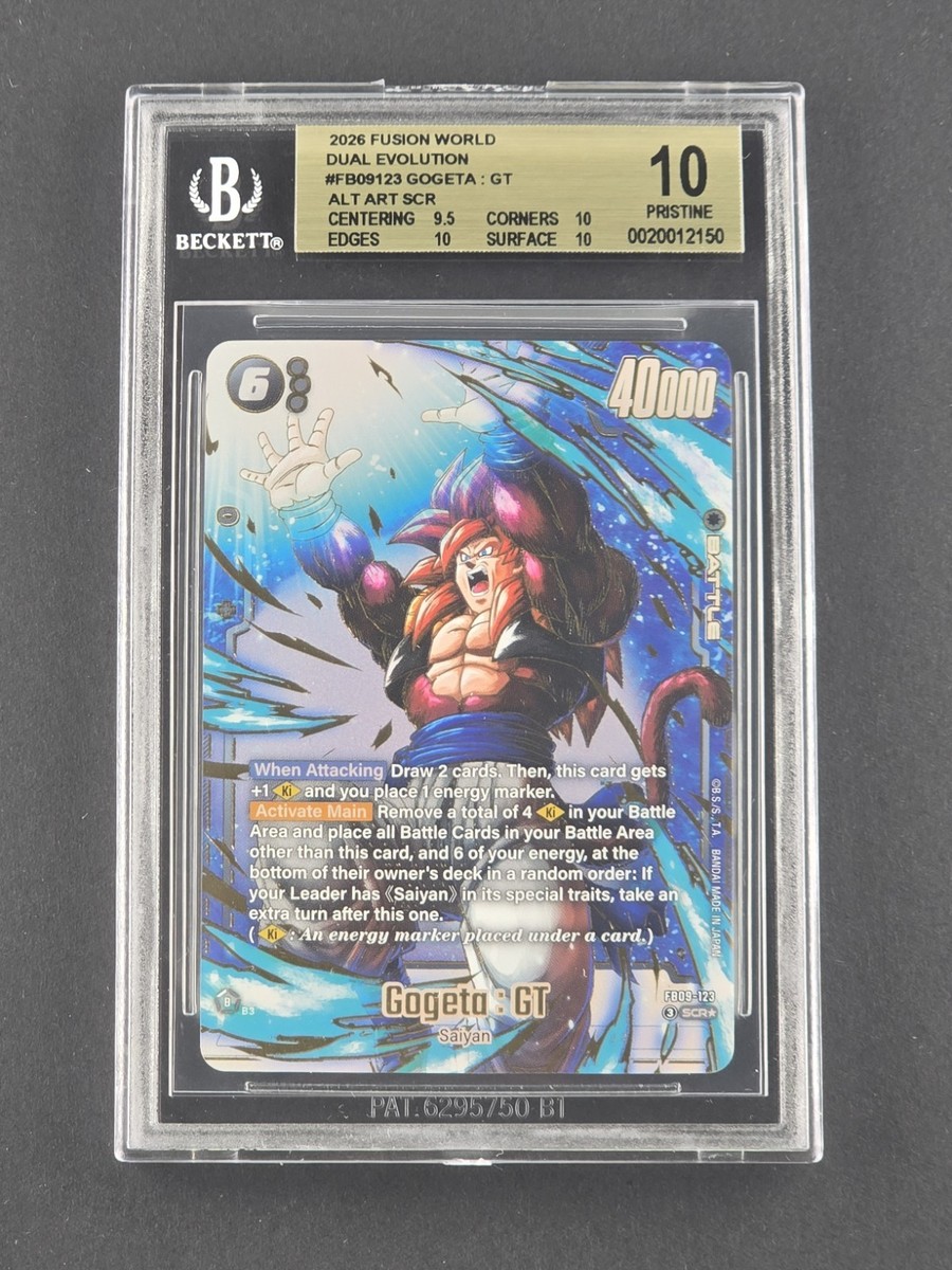 2026 Dragon Ball Fusion World Gogeta GT Alt Art SCR FB09-123 BGS