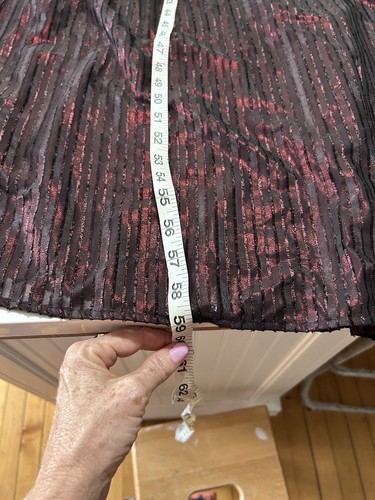 ModCloth New dress size 1x Whimsigoth black red ethereal Fairy Maxi Flutter - Picture 11 of 13