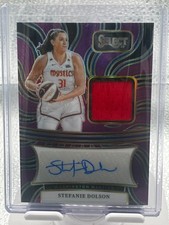 2025 Panini Select WNBA STEFANIE DOLSON AUTOGRAPH 75/99 AUTO JERSEY MYSTICS