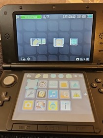 Nintendo 3DS XL Handheld Red Console SPR-001 System Bundle 20 Games & Charger