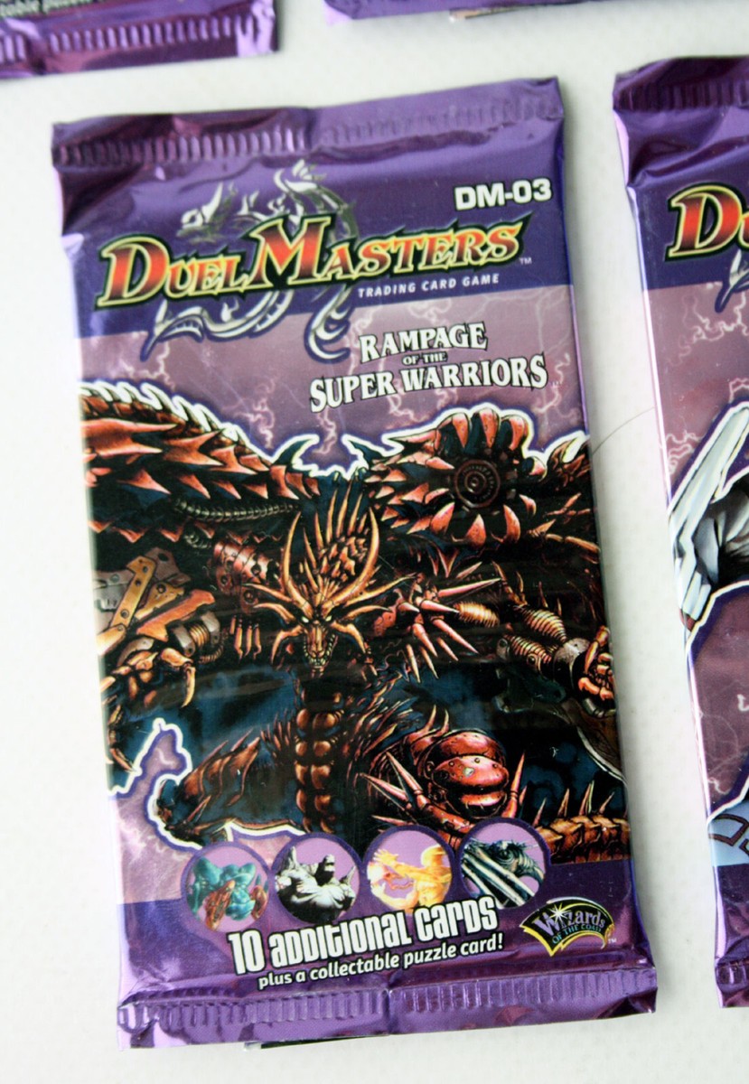 5X DUEL MASTERS RAMPAGE SUPER WARRIORS DM 03 CARD GAME 5X DUEL MASTERS RAMPAGE SUPER WARRIORS DM 03 CARD GAME