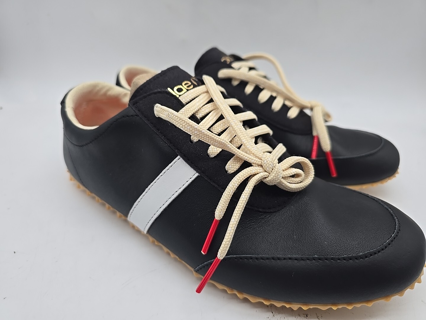 Plae Ecols WP Black Gum Mens size 8 Waterproof Leather Shoes Sneakers 559100 001