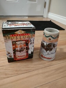 COLLECTOR'S BUDWEISER 1996 HOLIDAY STEIN!