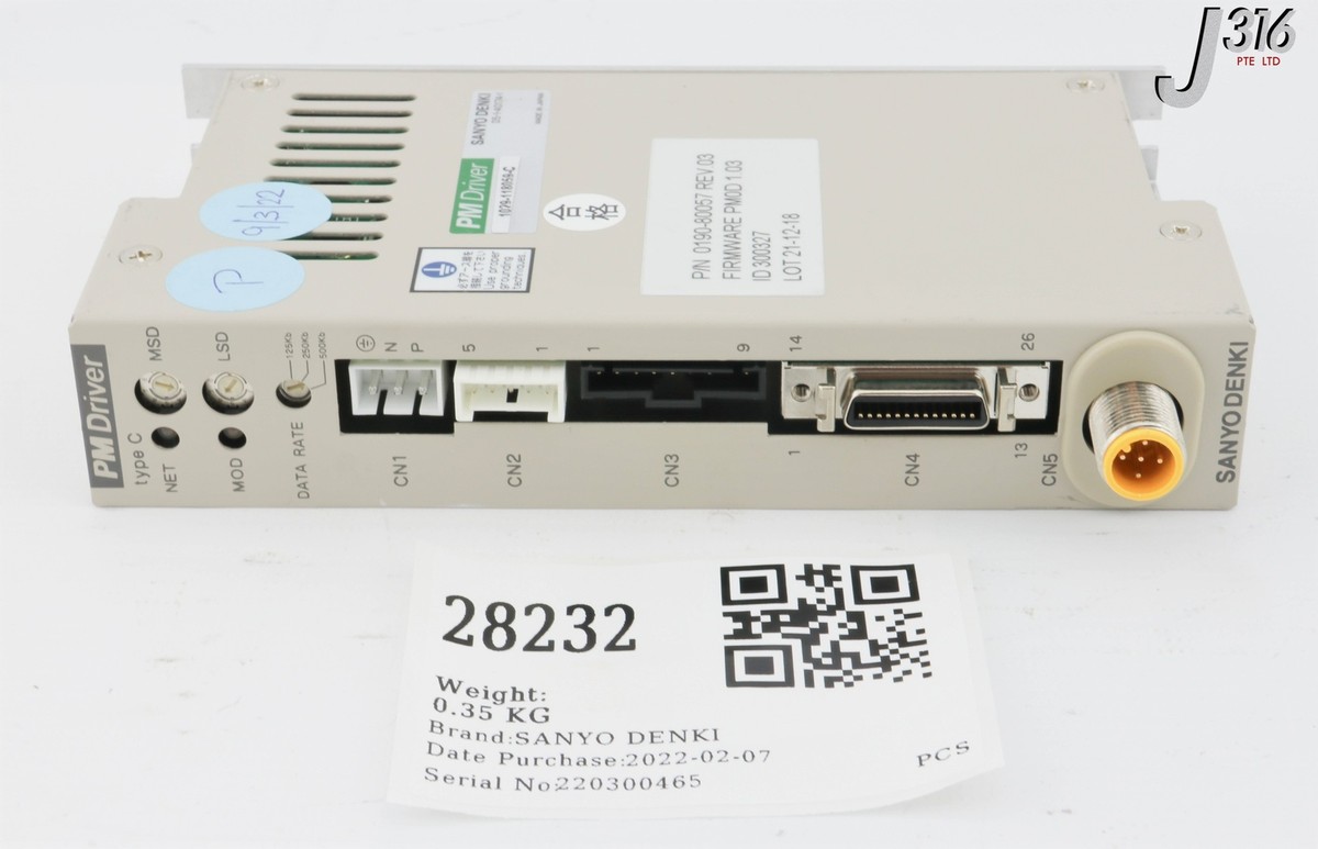 28232 SANYO DENKI PM DRIVER, TYPE C, AMAT 0190-80057 1029-118059-C