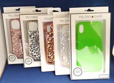 Felony Case iPhone X/XS Max/11 Pro Phone Case Choose color/device NEW