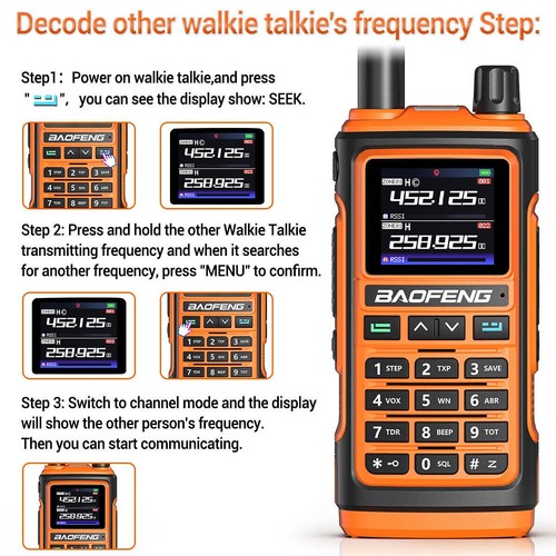 2X Baofeng UV-17 Pro GPS Walkie Talkie Long Range Air Band Dwukierunkowa szynka Radio US - Zdjęcie 8 z 16