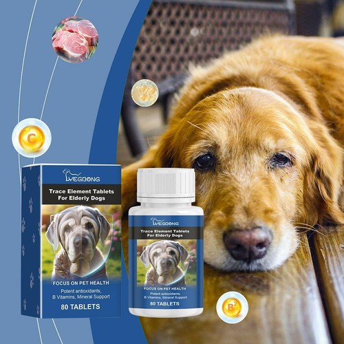 Trace Tablets For Elderly Dogs Elderly Dog Care Calcium Tablets J6I4 eBay