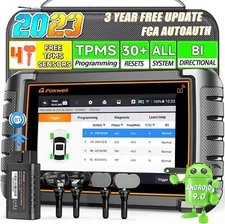 FOXWELL NT809TS OBD2 Scanner Car Diagnostic TPMS Programming Bi-Directional Tool