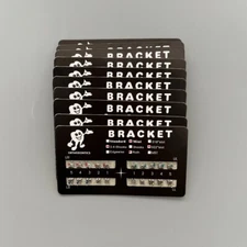 10 Sets Dental Metal Bracket Braces Mini Roth 022 Slot 345 hooks Mesh Base