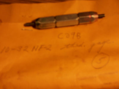 VERY GOOD COND 10-32 NF-2 GO/NOGO THREAD GAGE C098