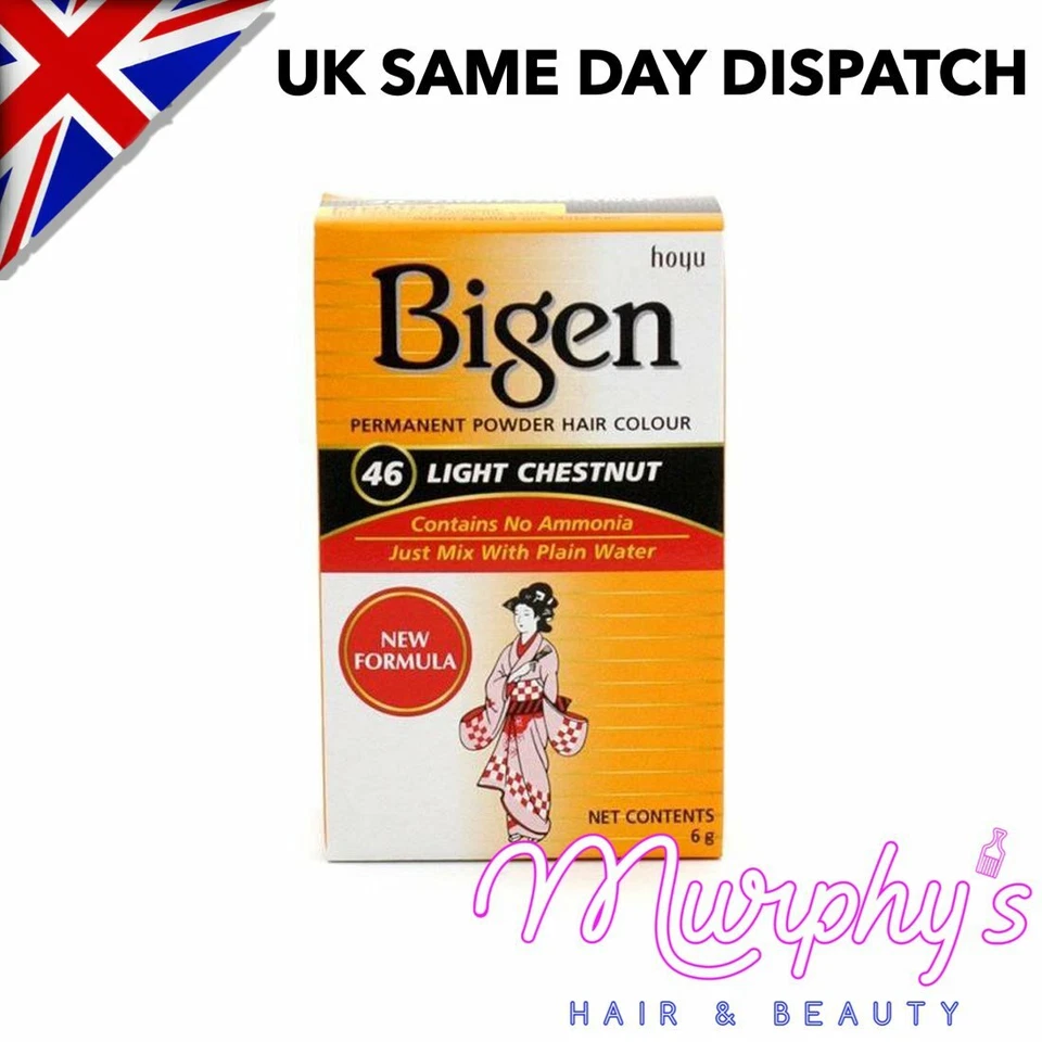 Bigen | Permanent Powder Hair Colour (6g) (46 Light Chestnut)