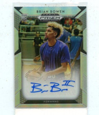 BRIAN BOWEN 2019 Panini Prizm Draft Picks Silver Rookie Autograph Auto #119