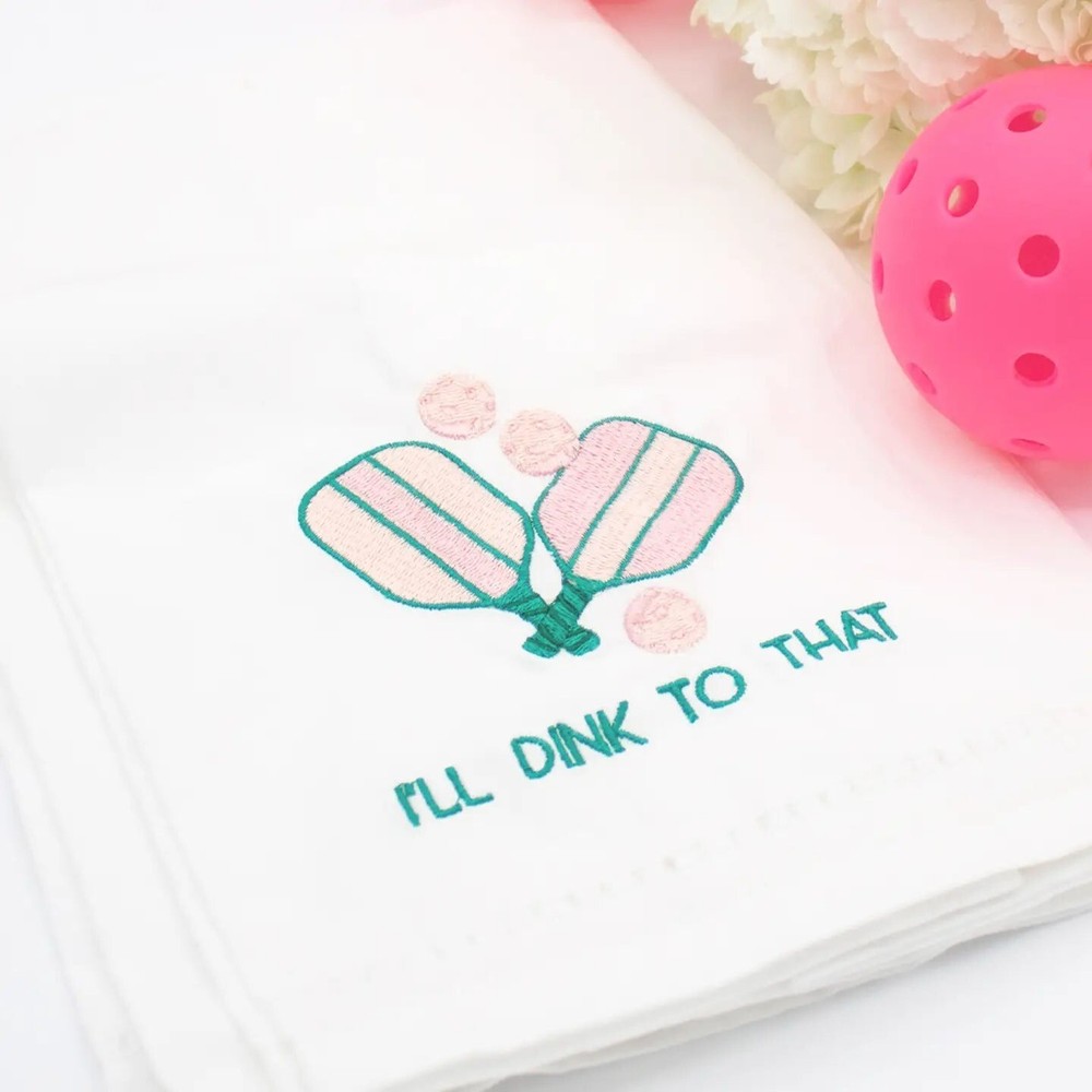Pickleball Embroidered Bar Towel Set - NEW