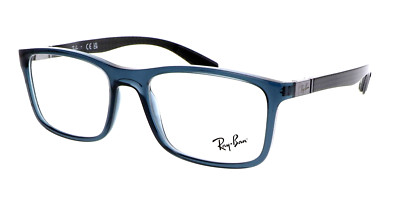New Ray-Ban Reading Glasses RB 8908 5719 55-18 Blue Carbon-fiber Frames Readers