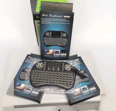 Mini Wireless Keyboard Remote Touchpad 2.4GHz Smart TV Android TV Box PC Backlit