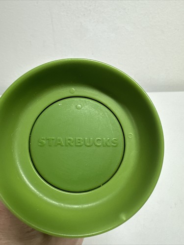 2010 Starbucks THIS ONE CUP tazza da caffè verde eco da viaggio riutilizzo - Foto 2 di 4