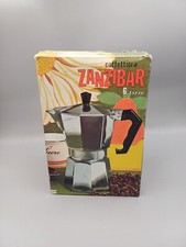 Caffettiera Espresso Caffettiera Zanzibar - Caffettiera 6 Tazze Retrò Made In Italy 