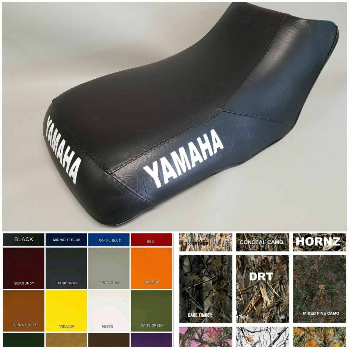 Yamaha Timberwolf 250 Seat Cover in 25 Colors / 2-tone (Side